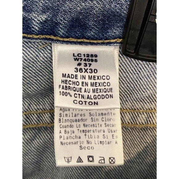 C20 Jeans Men's 36x30 Medium Wash Straight Fit - Picture 8 of 8